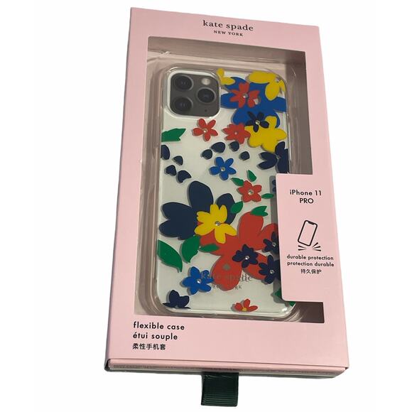 Kate Spade Sailing Floral Gems 11 PRO Iphone Case - Picture 1 of 6